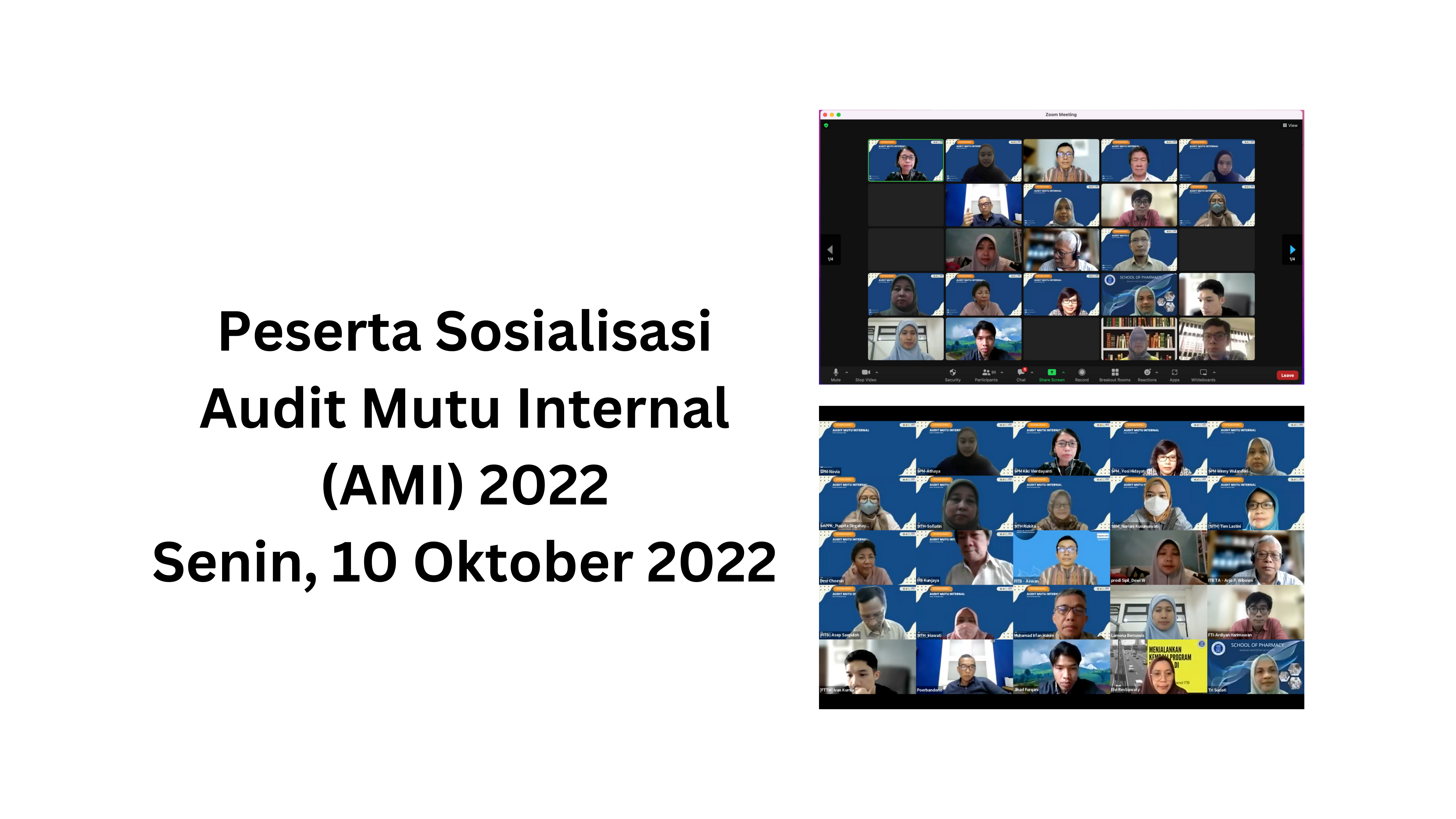 Sosialisasi Audit Mutu Internal (AMI) 2022