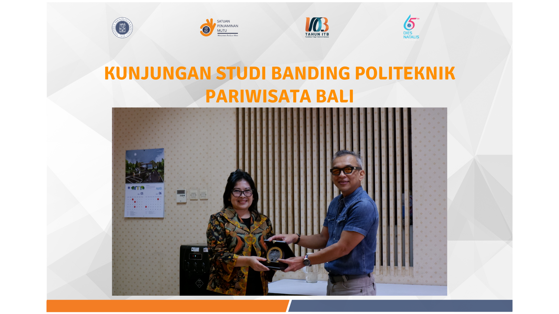 KUNGJUNGAN STUDI BANDING POLITEKNIK PARIWISATA BALI