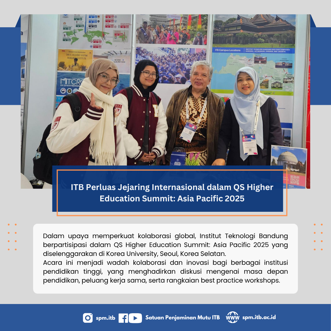 ITB Perluas Jejaring Internasional dalam QS Higher Education Summit Asia Pacific 2025